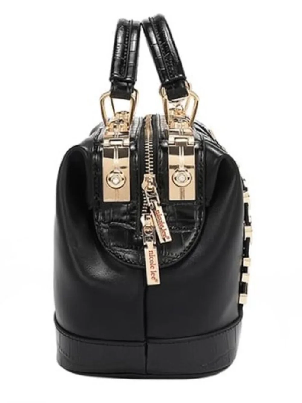 JUST IN  🔥LIMITED Nicole Lee USA Calista Bucket Handbag in Black NWT